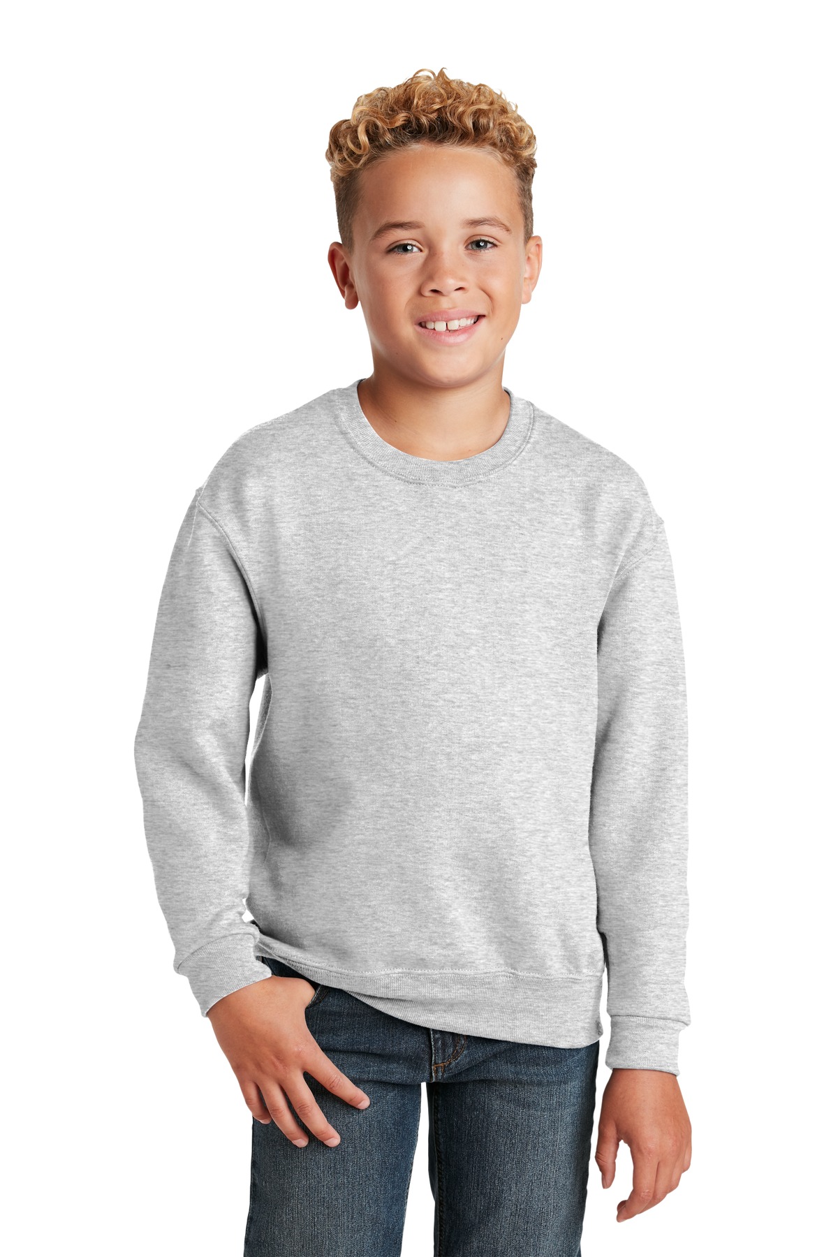 Jerzees - Youth NuBlend Crewneck Sweatshirt.  562B