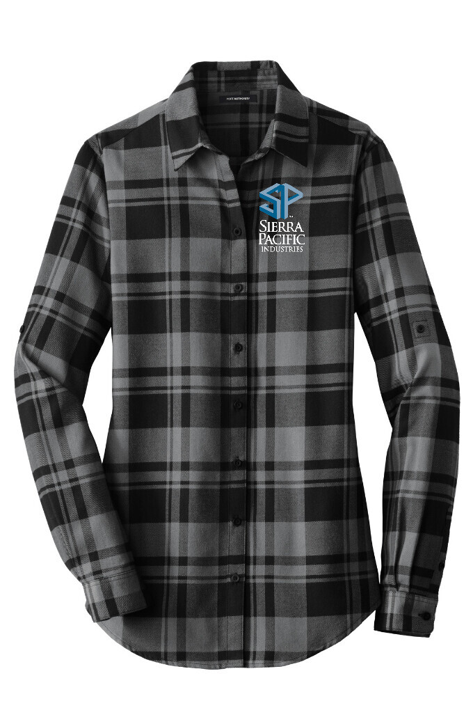 Port Authority® Women's Plaid Flannel Tunic LW668