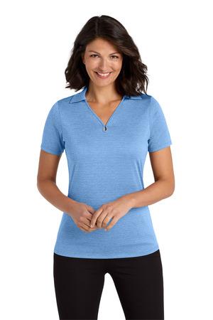 Ladies Shadow Stripe Polo.