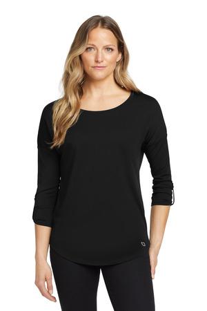 Ladies Gravitate Scoop 3/4-Sleeve .