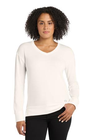 Ladies Luuma Flex Long Sleeve V-Neck