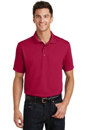 Port Authority Poly-Charcoal Blend Pique Polo