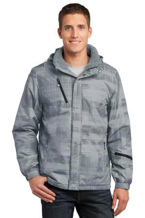 Port Authority Brushstroke Print Insulated Jacket
