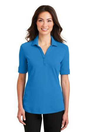 Port Authority Ladies Silk Touch Interlock Performance Polo