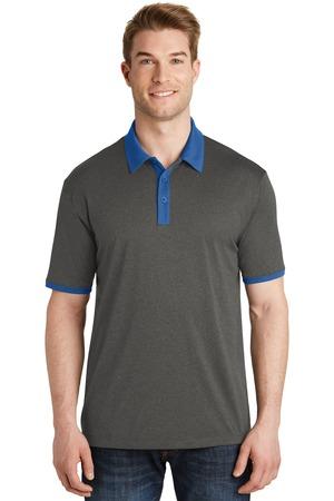 Sport-Tek Heather Contender Contrast Polo
