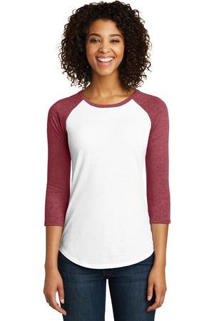 District Women’s Fitted Very Important Tee 3/4-Sleeve Raglan