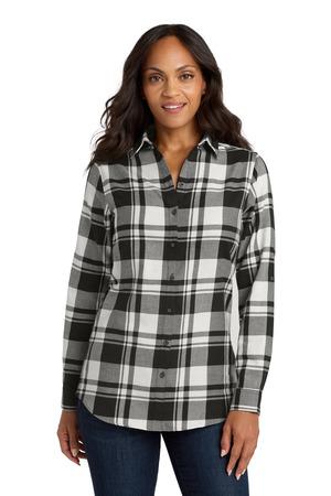 Port Authority Ladies Plaid Flannel Tunic