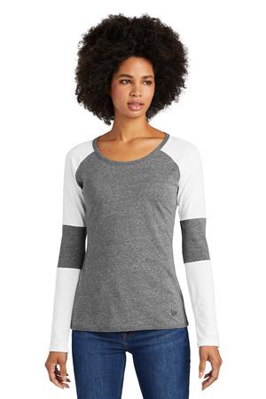 New Era Ladies Tri-Blend Performance Baseball Tee