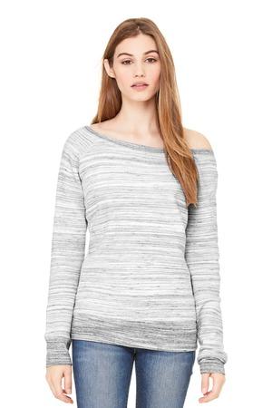 BELLA+CANVAS Women’s Sponge Fleece Wide-Neck Sweatshirt