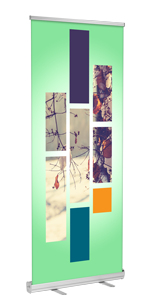 Retractable banner stands