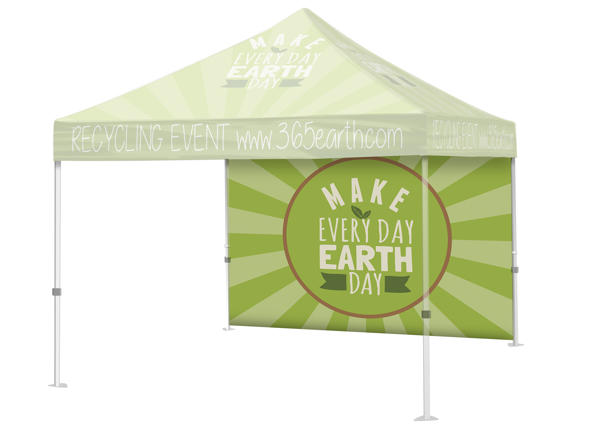 Event tent full back wall