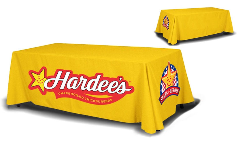 8 foot table cover full back