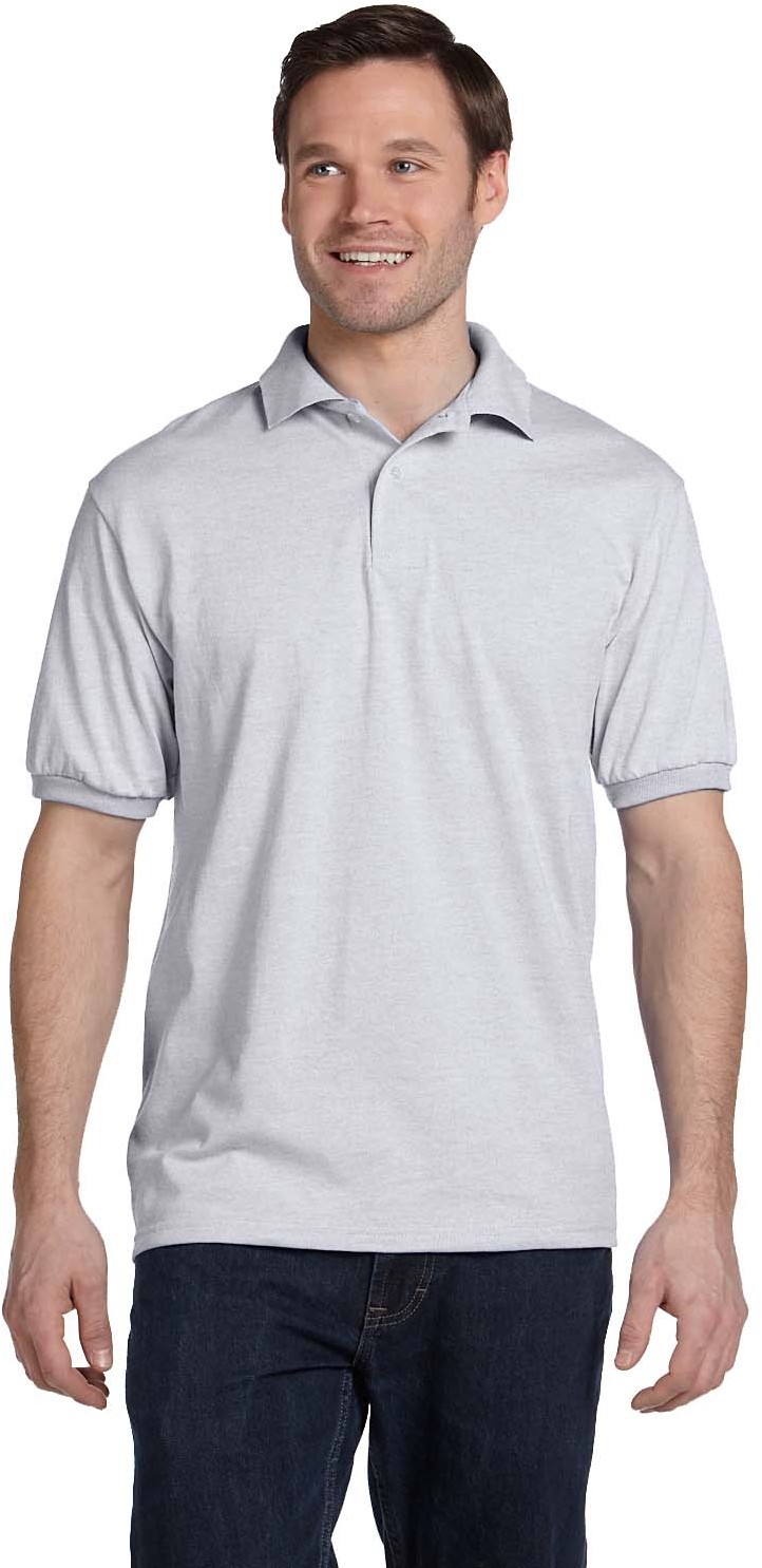 Adult 5.2 oz., 50/50 EcoSmart® Jersey Knit Polo
