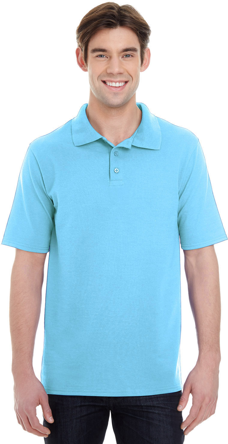 Men’s 6.5 oz. X-Temp® Piqué Short-Sleeve Polo with Fresh IQ