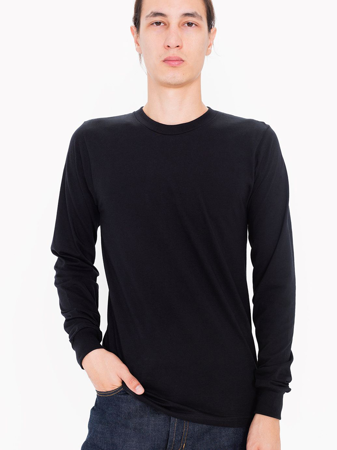 Unisex Organic Fine Jersey Long-Sleeve T-Shirt