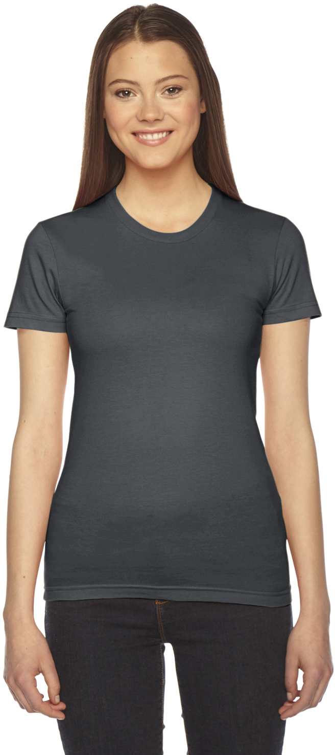 Ladies’ Fine Jersey USA Made Short-Sleeve T-Shirt