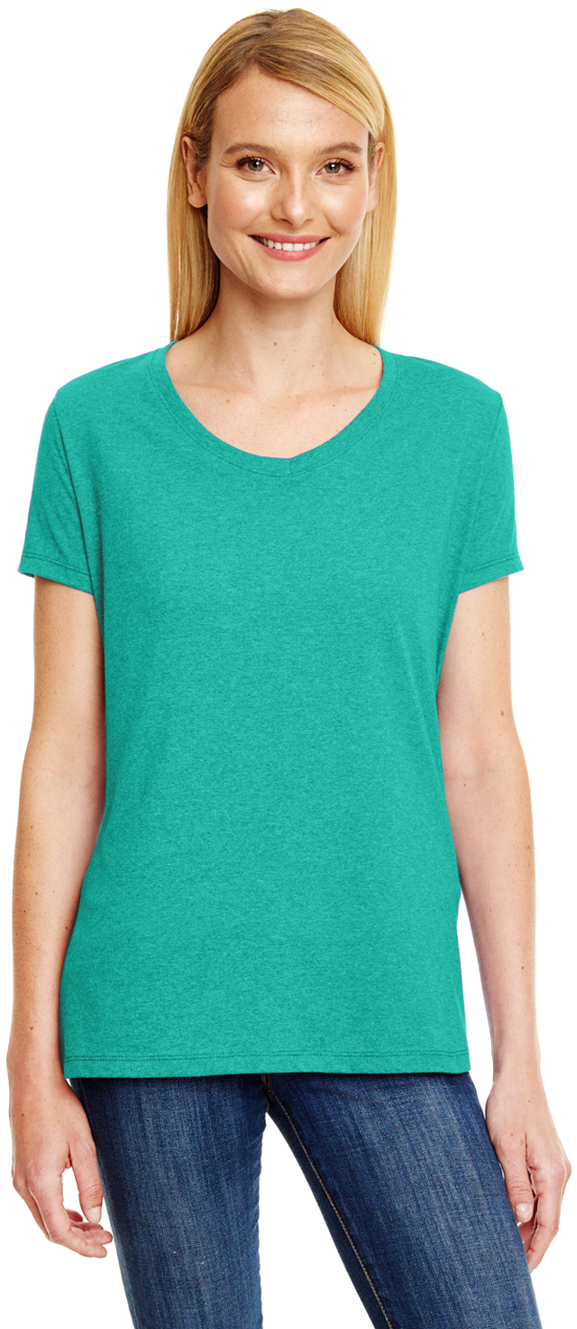 Ladies’ X-TempÂ® Triblend V-Neck T-Shirt
