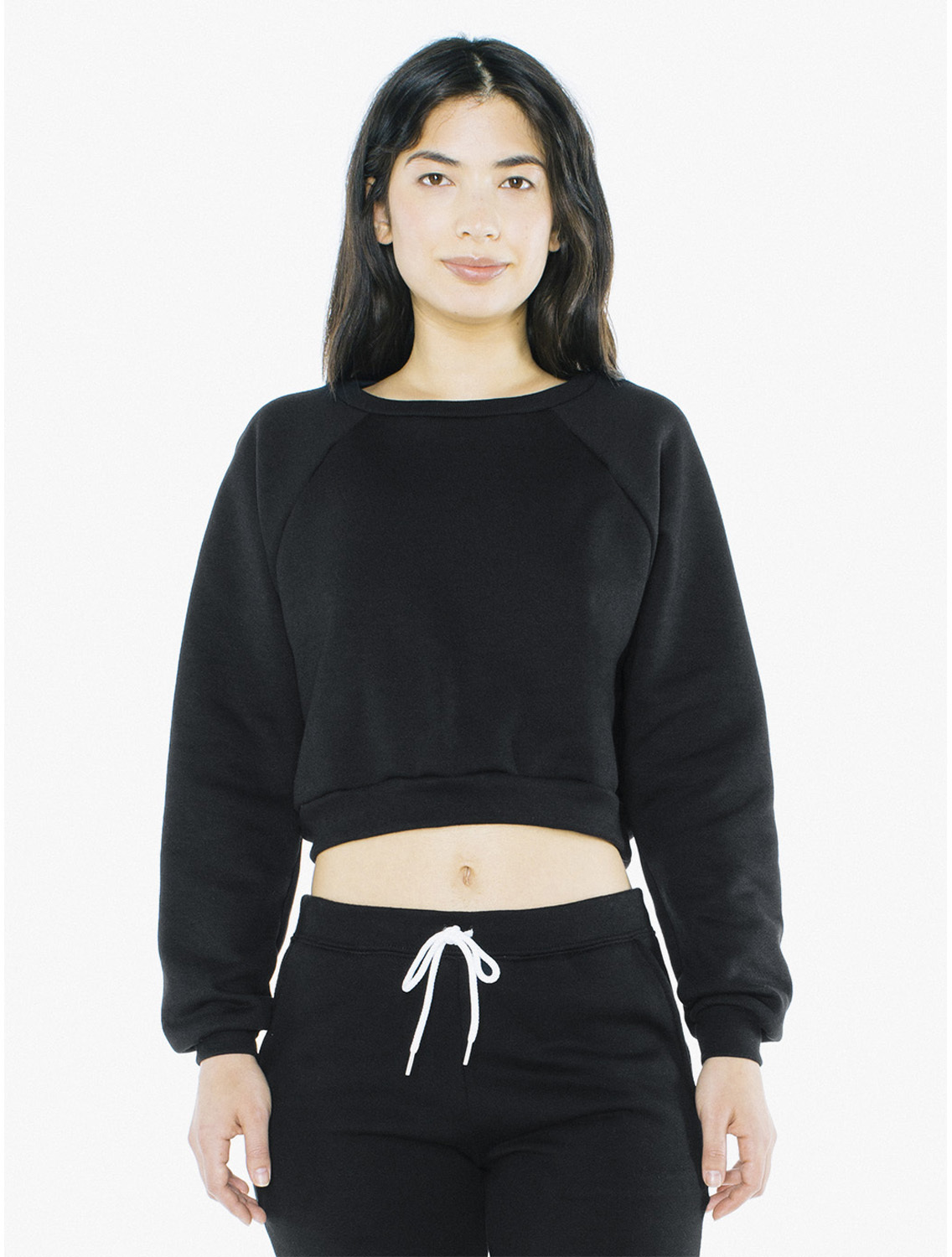 Ladies’ Flex Fleece Raglan Cropped Sweatshirt
