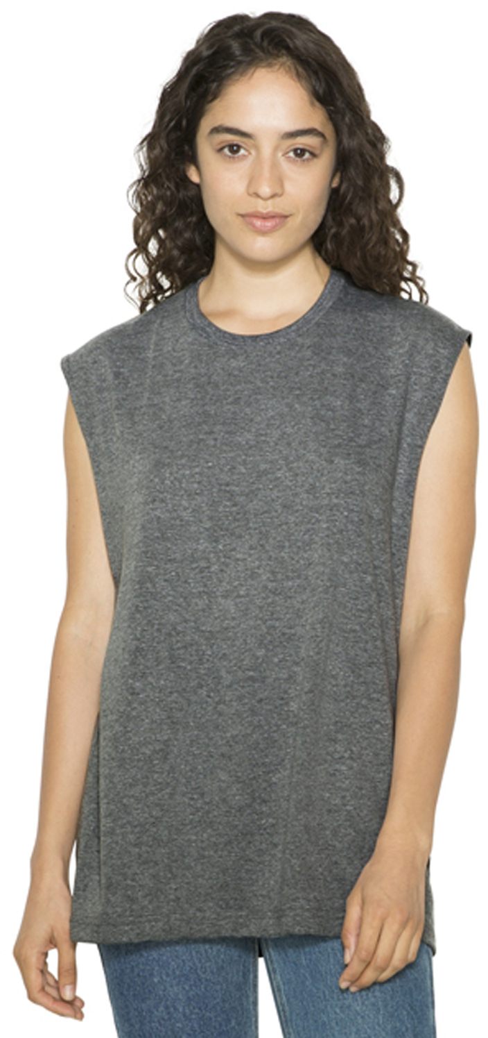 Unisex Tri-Blend Muscle Hooded T-Shirt