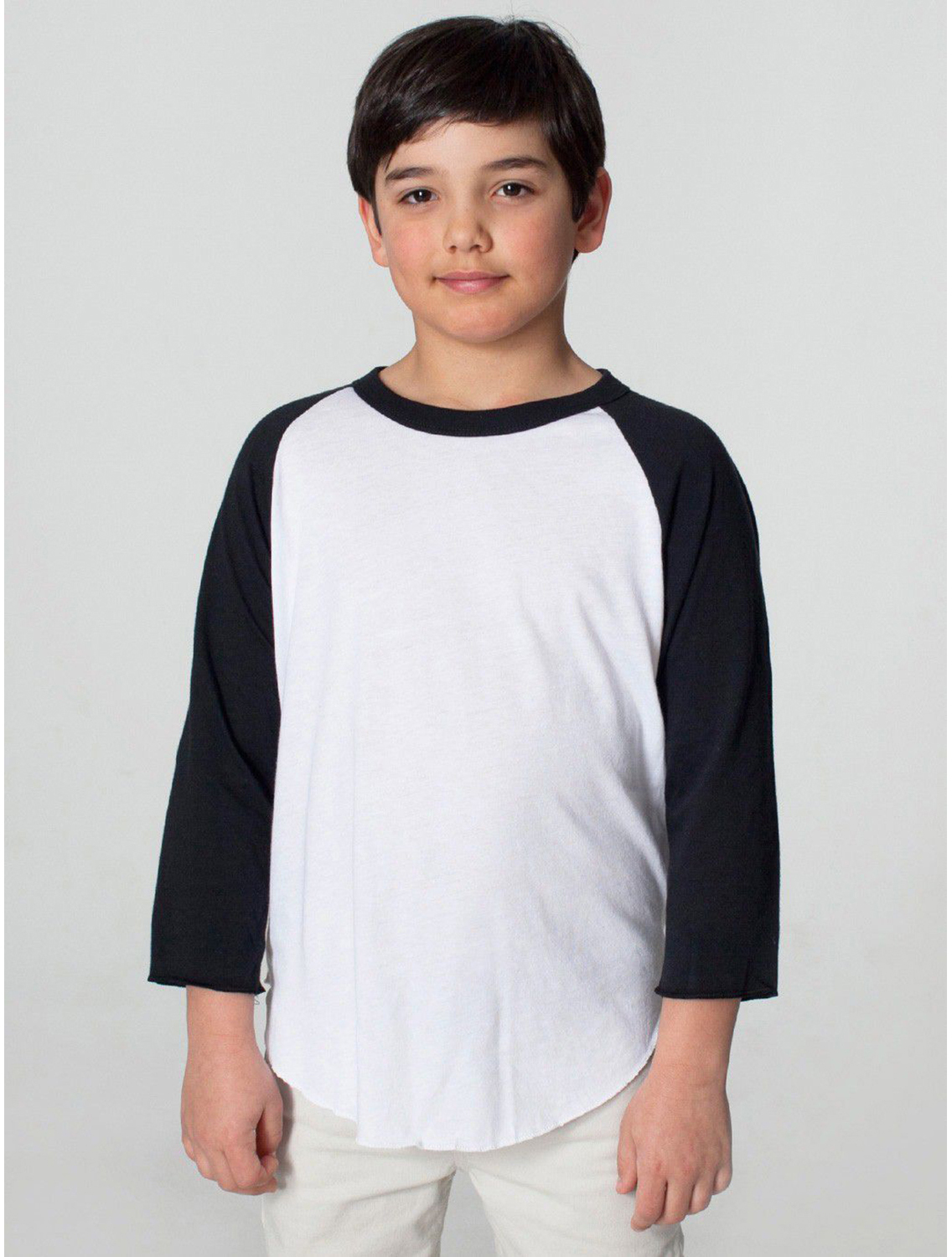 Youth Poly-Cotton 3/4-Sleeve T-Shirt