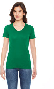 Ladies’ Poly-Cotton Short-Sleeve Crewneck