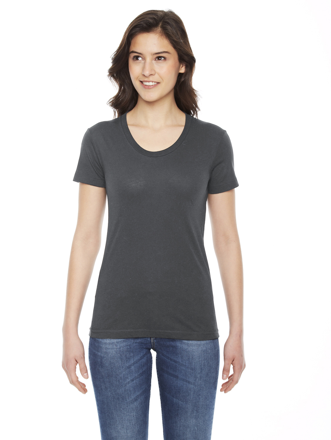 Ladies’ Poly-Cotton Short-Sleeve Crewneck