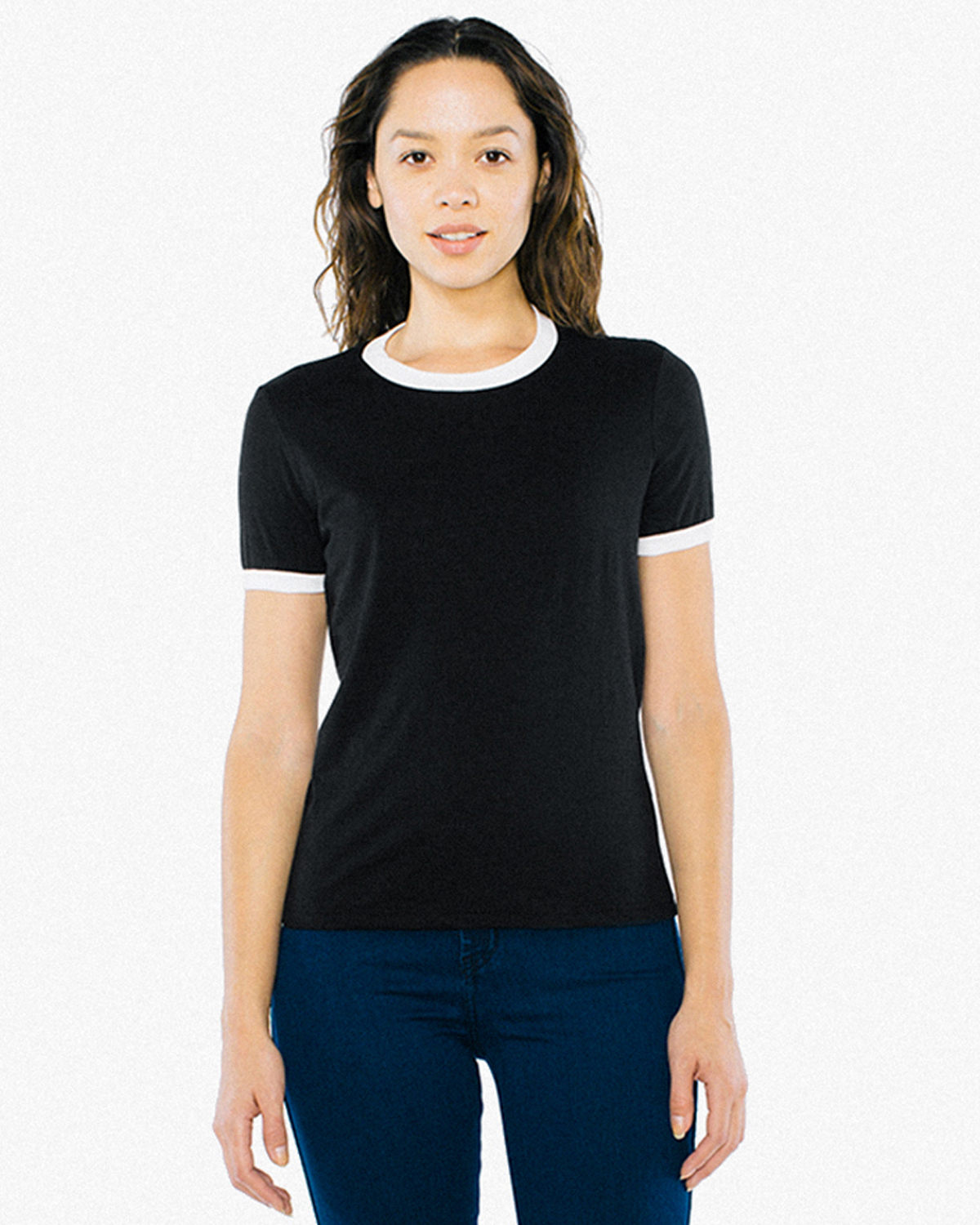 Ladies’ Poly-Cotton Ringer T-Shirt