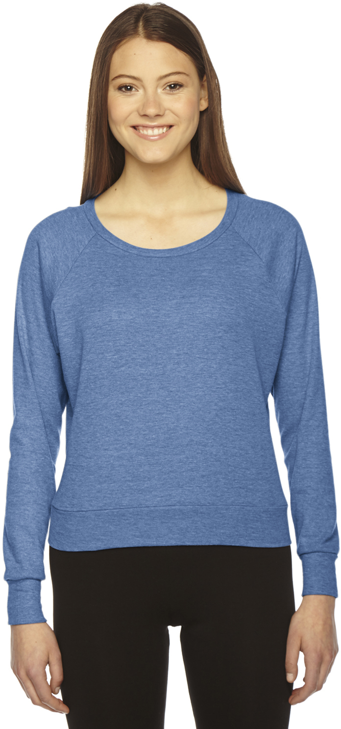 Ladies’ Triblend Lightweight Raglan Pullover