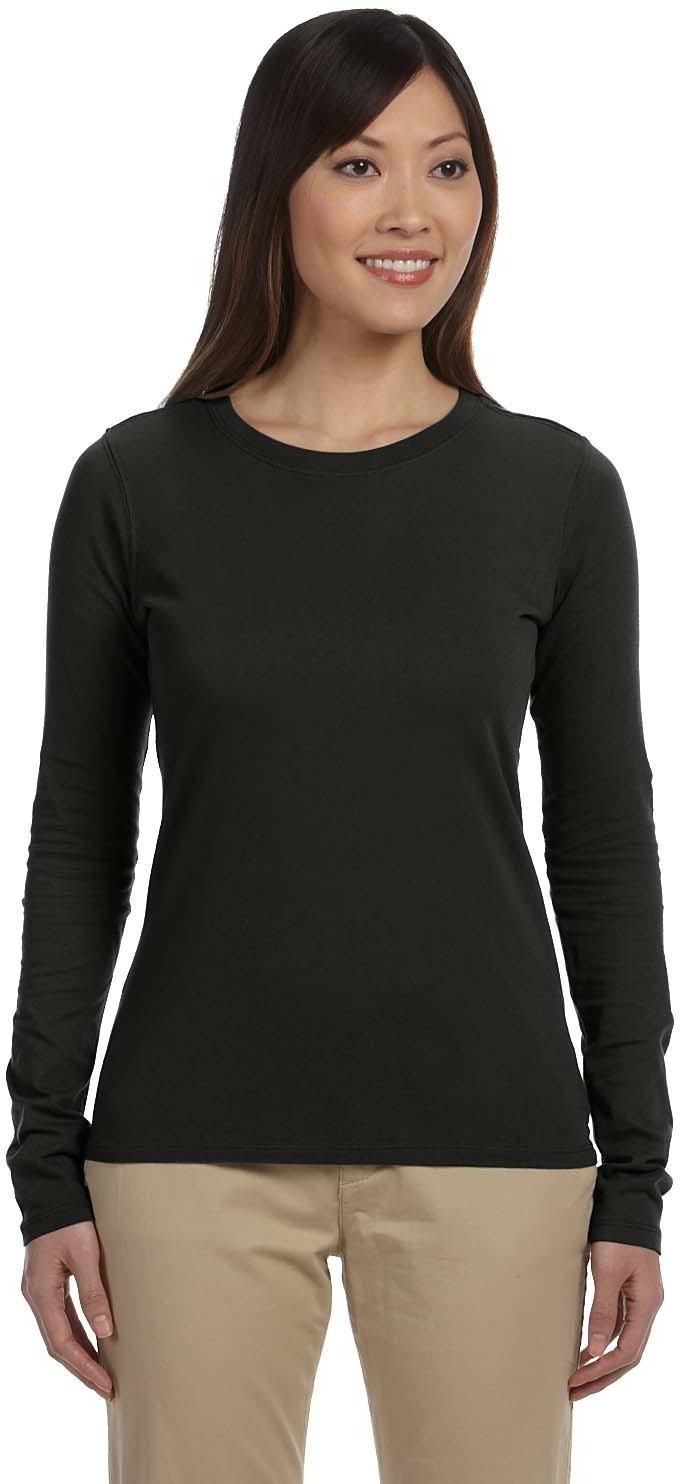 Ladies’ 4.4 oz., 100% Organic Cotton Classic Long-Sleeve T-Shirt