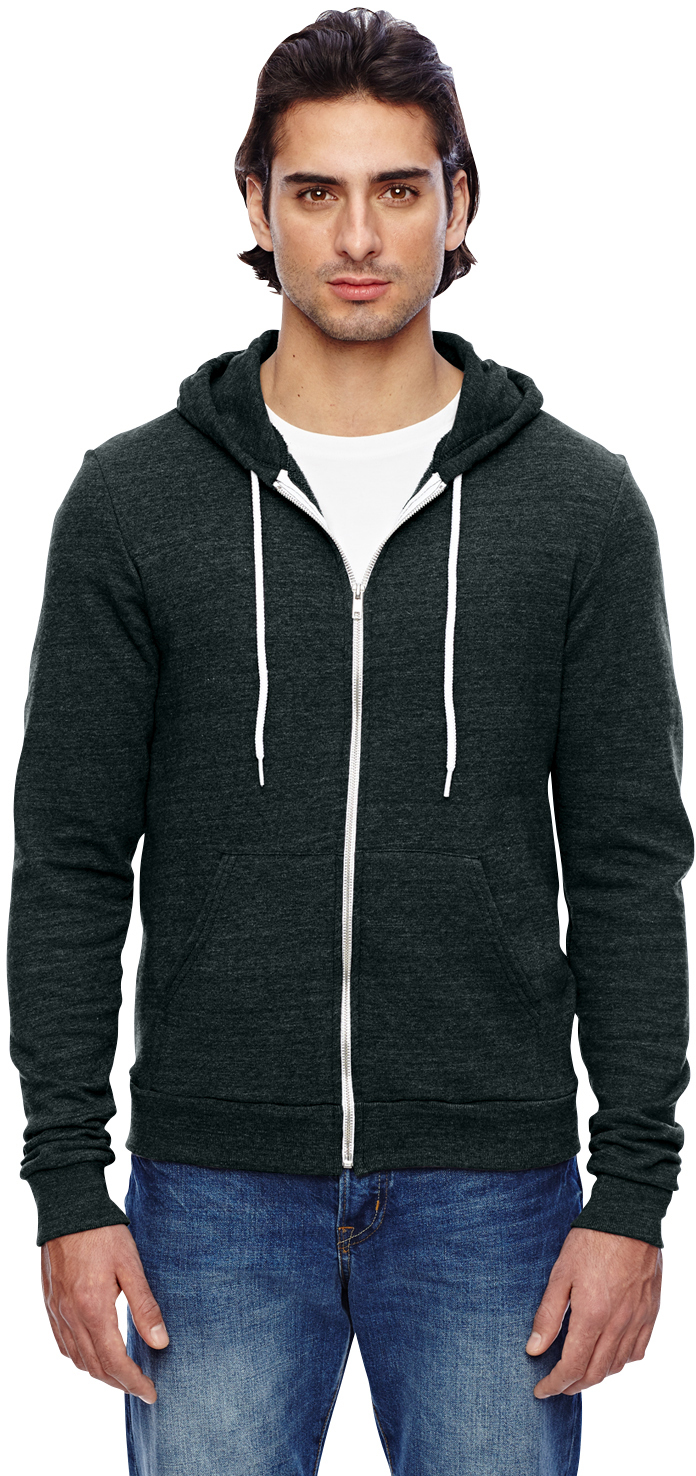 Unisex Triblend Full-Zip Hoodie