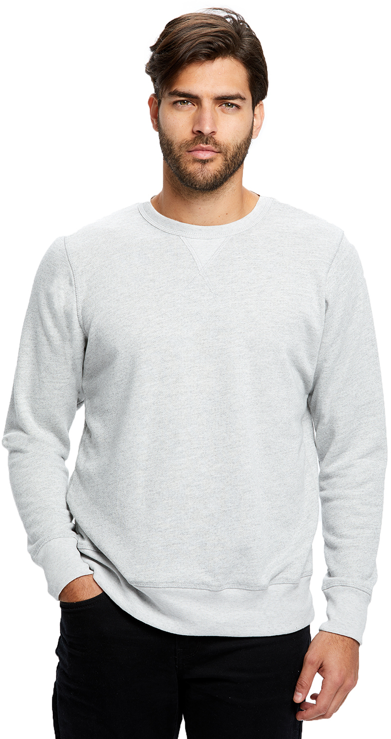 Men’s Long-Sleeve Pullover Crew