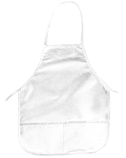 Big Accessories Two-Pocket 24″ Apron