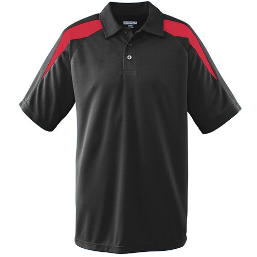 Wicking Textures Color Block Sport Shirt