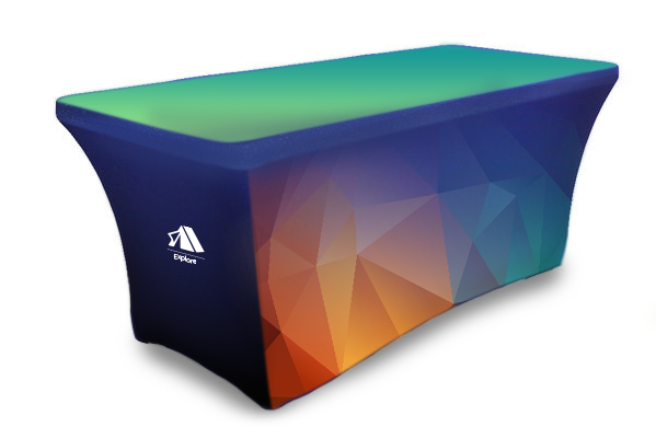 6 foot stretch table cover
