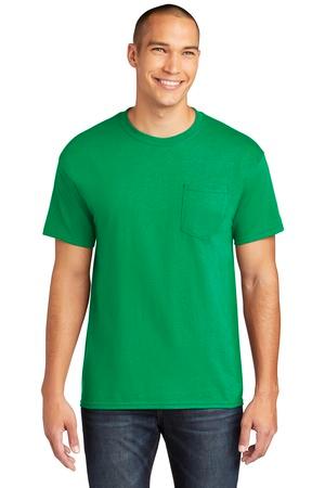 Heavy Cotton 100% Cotton Pocket T-Shirt.