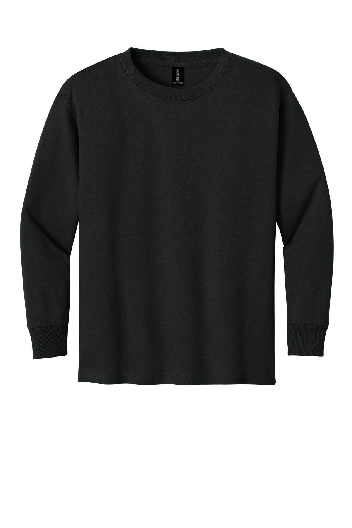 Gildan Youth Heavy Cotton 100% Cotton Long Sleeve T-Shirt.