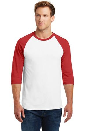 Heavy Cotton 3/4-Sleeve Raglan T-Shirt.