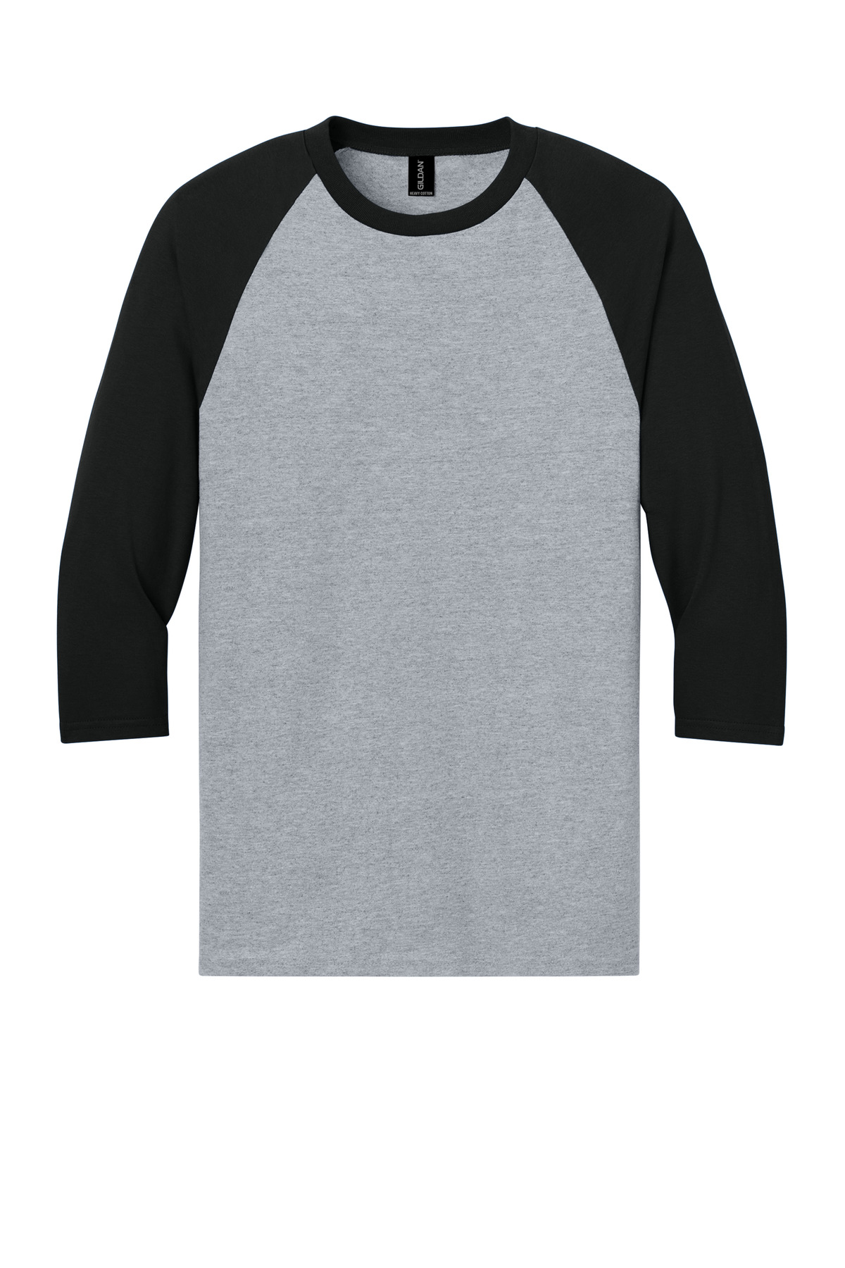 Heavy Cotton 3/4-Sleeve Raglan T-Shirt.
