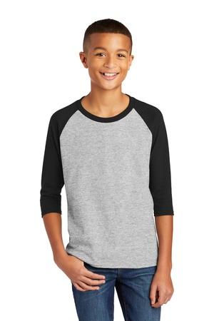 Heavy Cotton Youth 3/4-Sleeve Raglan T-Shirt.