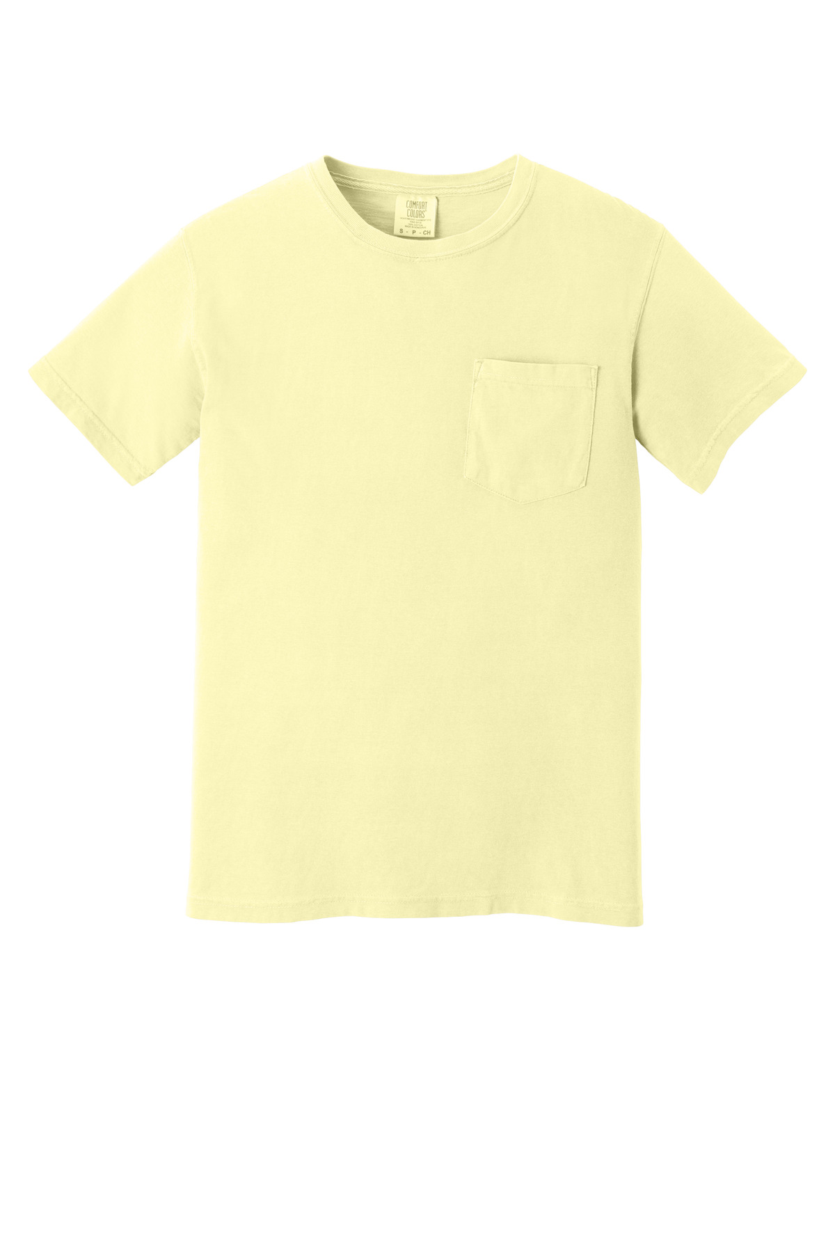 COMFORT COLORS Heavyweight Ring Spun Pocket Tee.