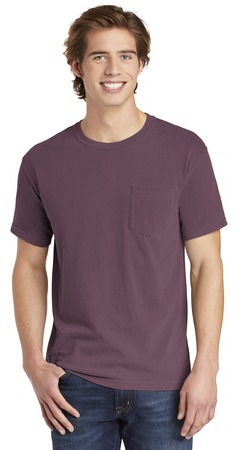 COMFORT COLORS Heavyweight Ring Spun Pocket Tee.