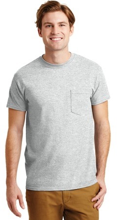 Gildan – DryBlend 50 Cotton/50 Poly Pocket T-Shirt.