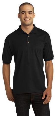 Gildan DryBlend 6-Ounce Jersey Knit Sport Shirt with Pocket.