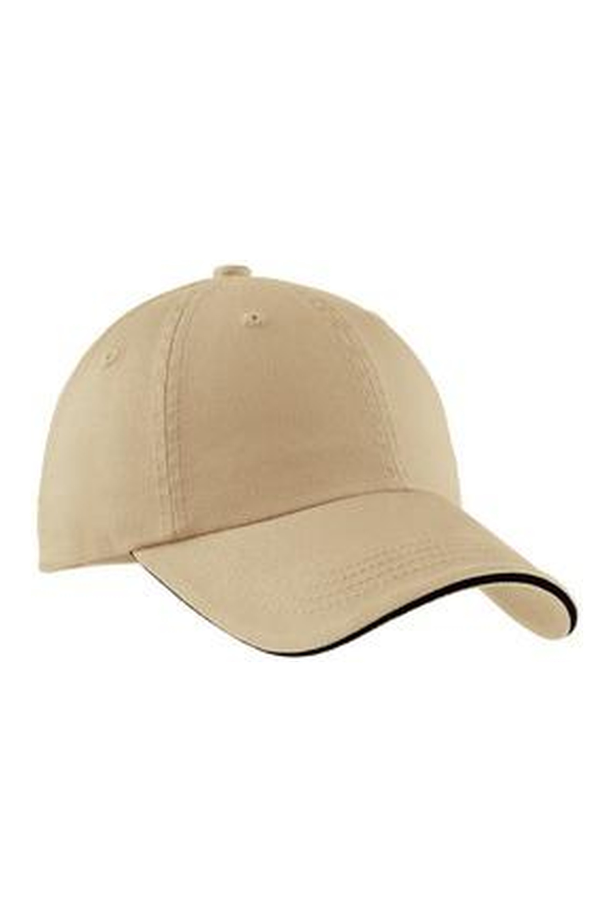 Port Authority Sandwich Bill Cap with Striped Closure