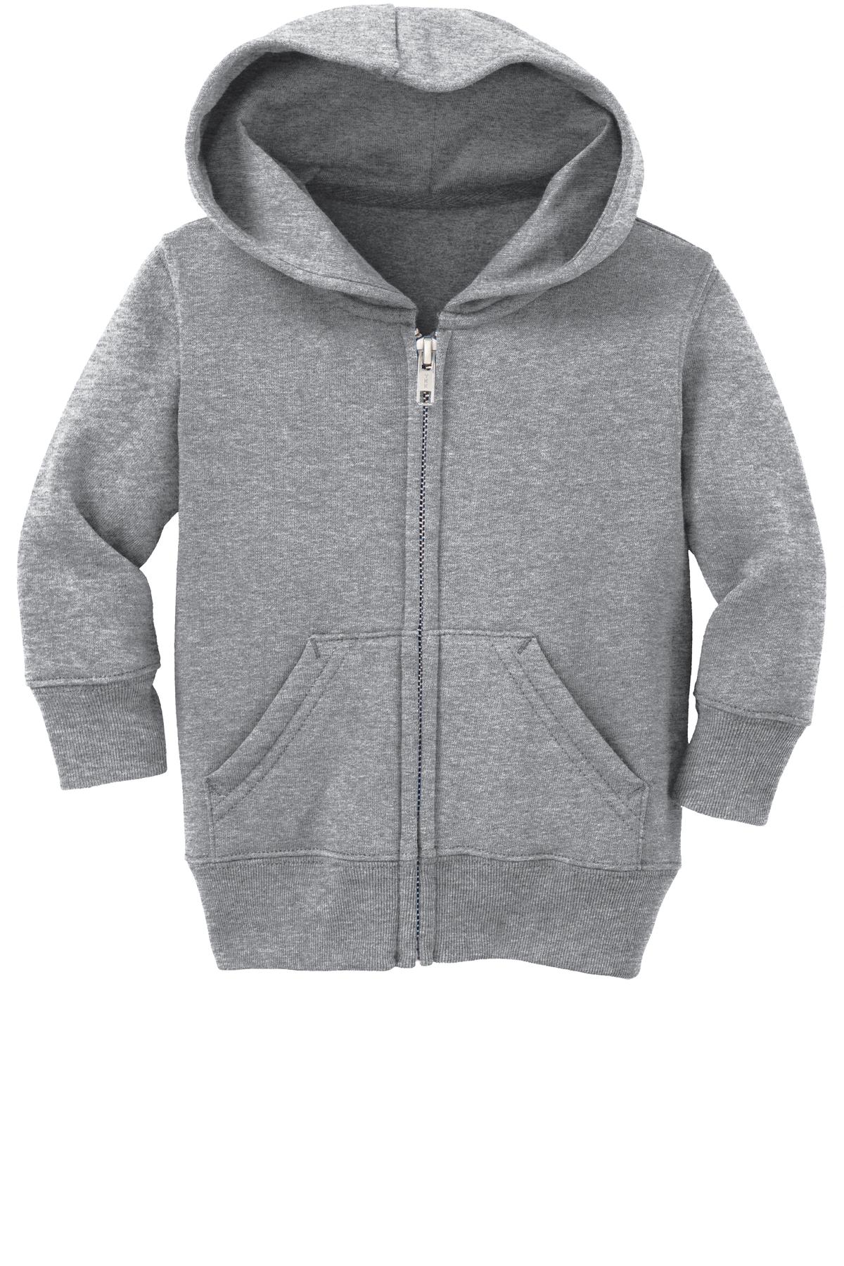 Port & Company Infant Core Fleece Full-Zip Hooded Sweatshirt