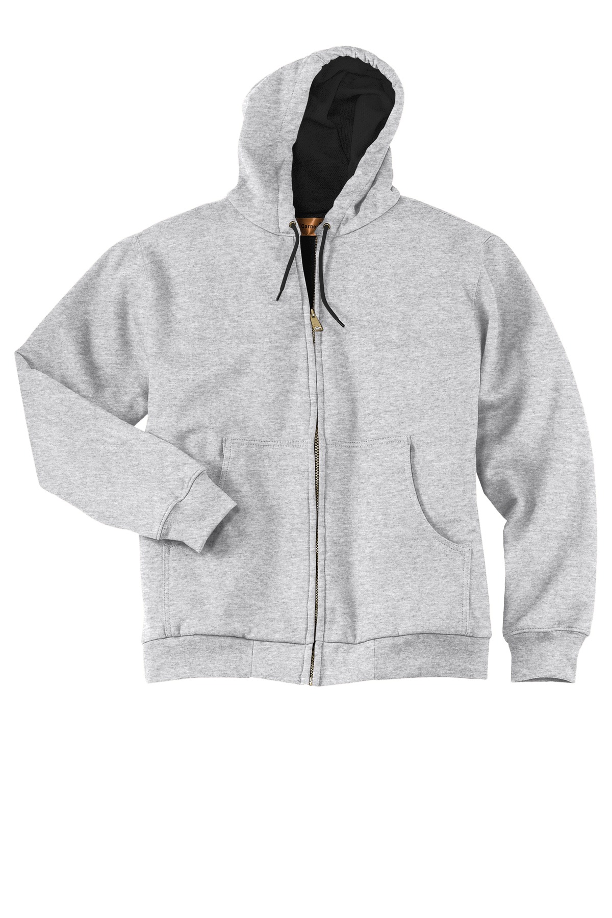 CornerStone – Heavyweight Full-Zip Hooded Sweatshirt with Thermal Lining