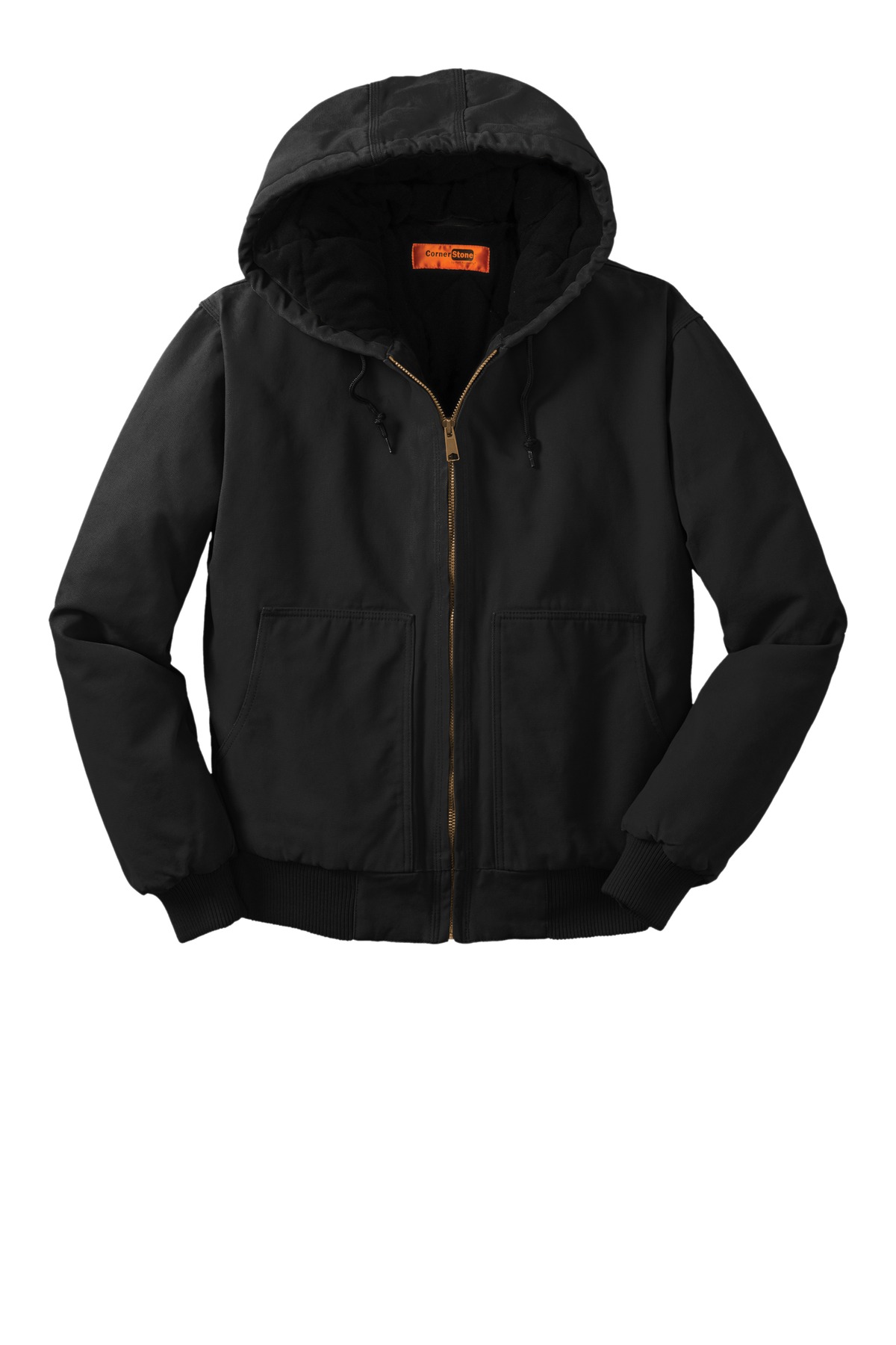 CornerStone Washed Duck Cloth Insulated Hooded Work Jacket