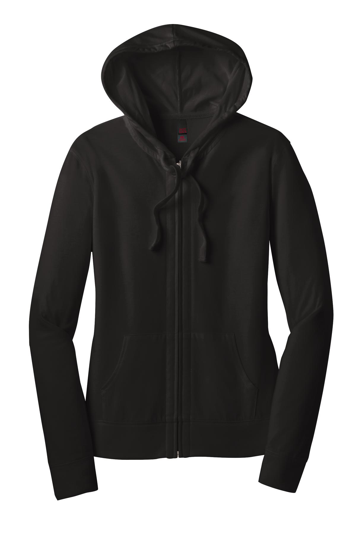 District Women’s Fitted Jersey Full-Zip Hoodie