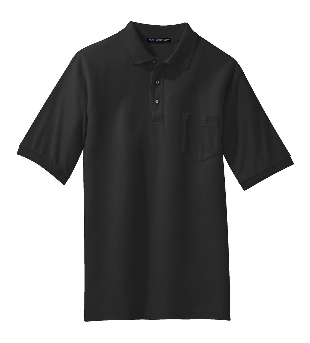 Port Authority Silk Touch Polo with Pocket