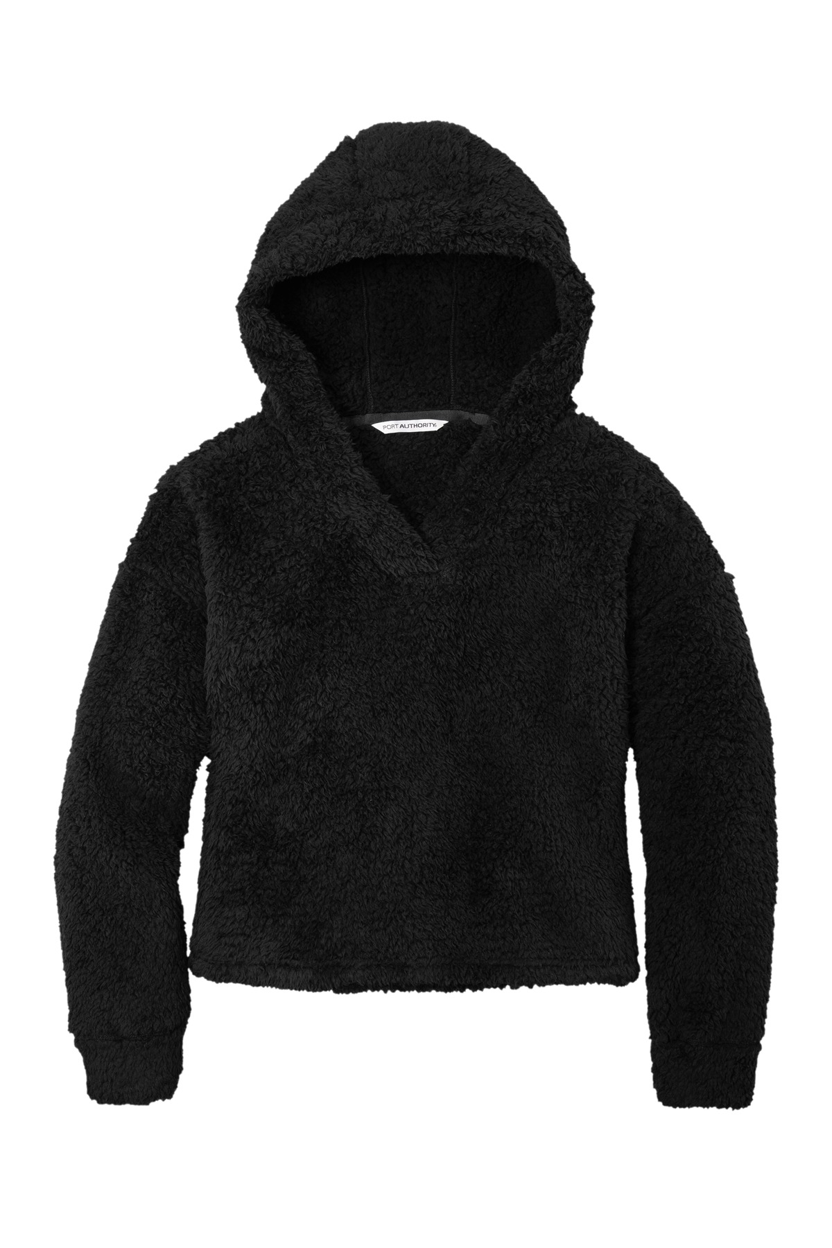 Ladies Cozy Fleece Hoodie.
